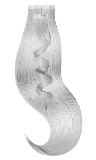 PREMIUM LINE Silberblond Tape-in Haarverlängerung