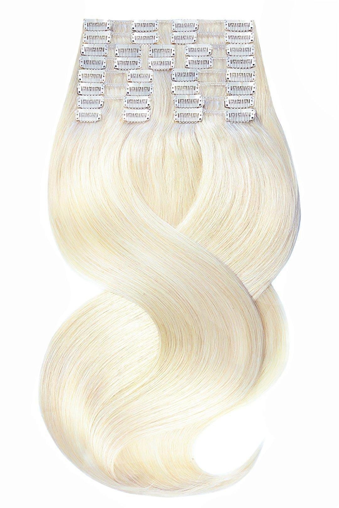 DELUXE LINE Hellblond Clip-in Extensions