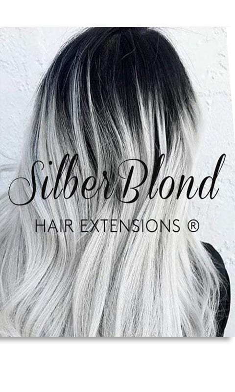 Silberblond Tape-in Haarverlängerung - 100% echthaar