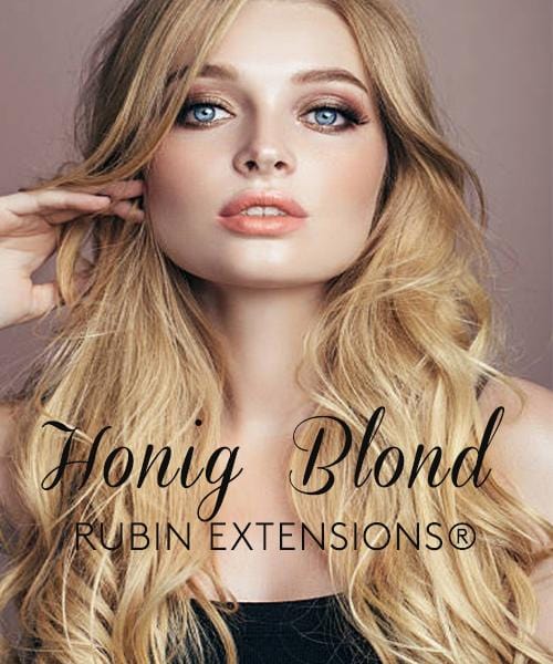 Honigblond Tape-in Hair Extensions from Rubin Extensions